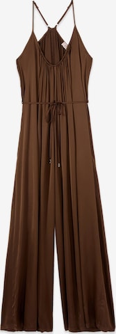 oltre - Jumpsuit en marrón: frente