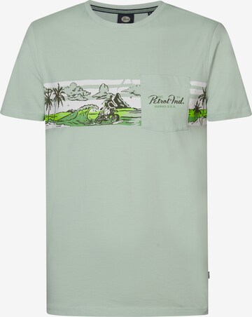 T-Shirt 'Classic' Petrol Industries en vert : devant