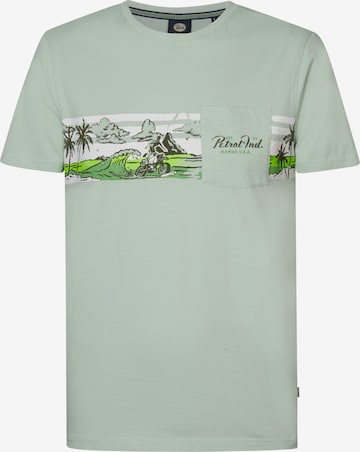 T-Shirt 'Classic' Petrol Industries en vert : devant