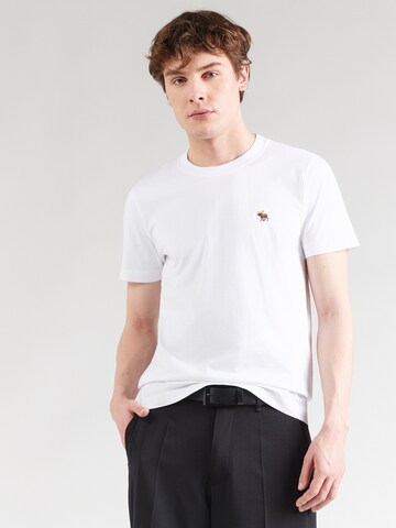 Abercrombie & Fitch Tričko – modrá: přední strana