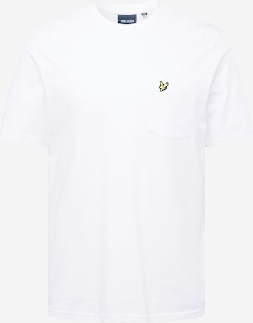 T-Shirt Lyle & Scott en blanc : devant