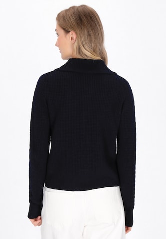DreiMaster Maritim Gebreid vest in Blauw