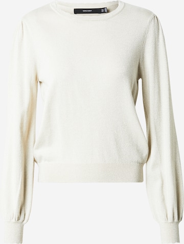 VERO MODA Pullover 'HAPPYSHINE' i beige: forside