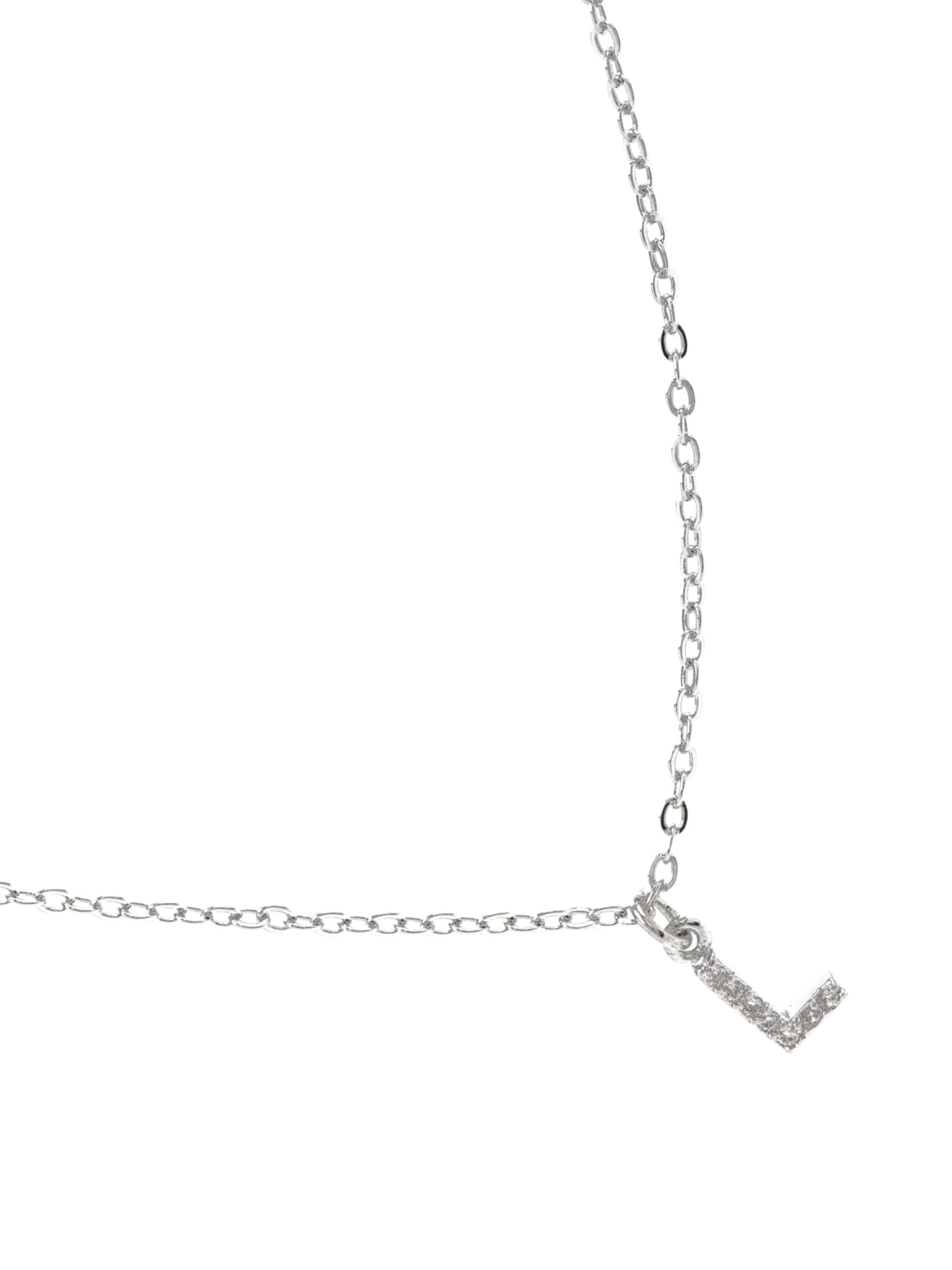Luxenter Necklace 'Alphabet' in White