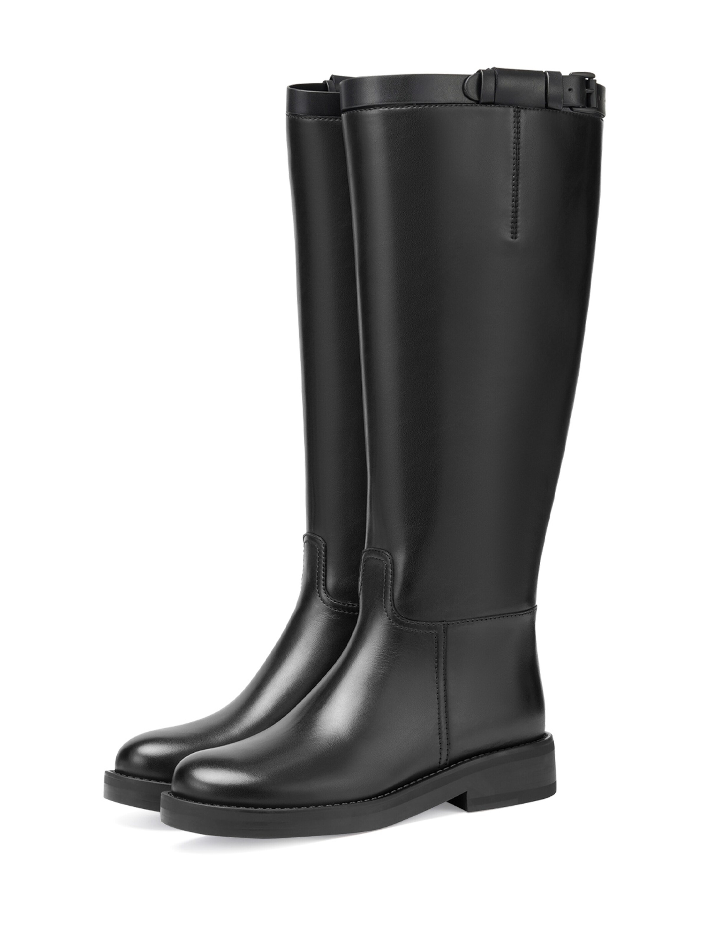 Potamy Boots in Black: front