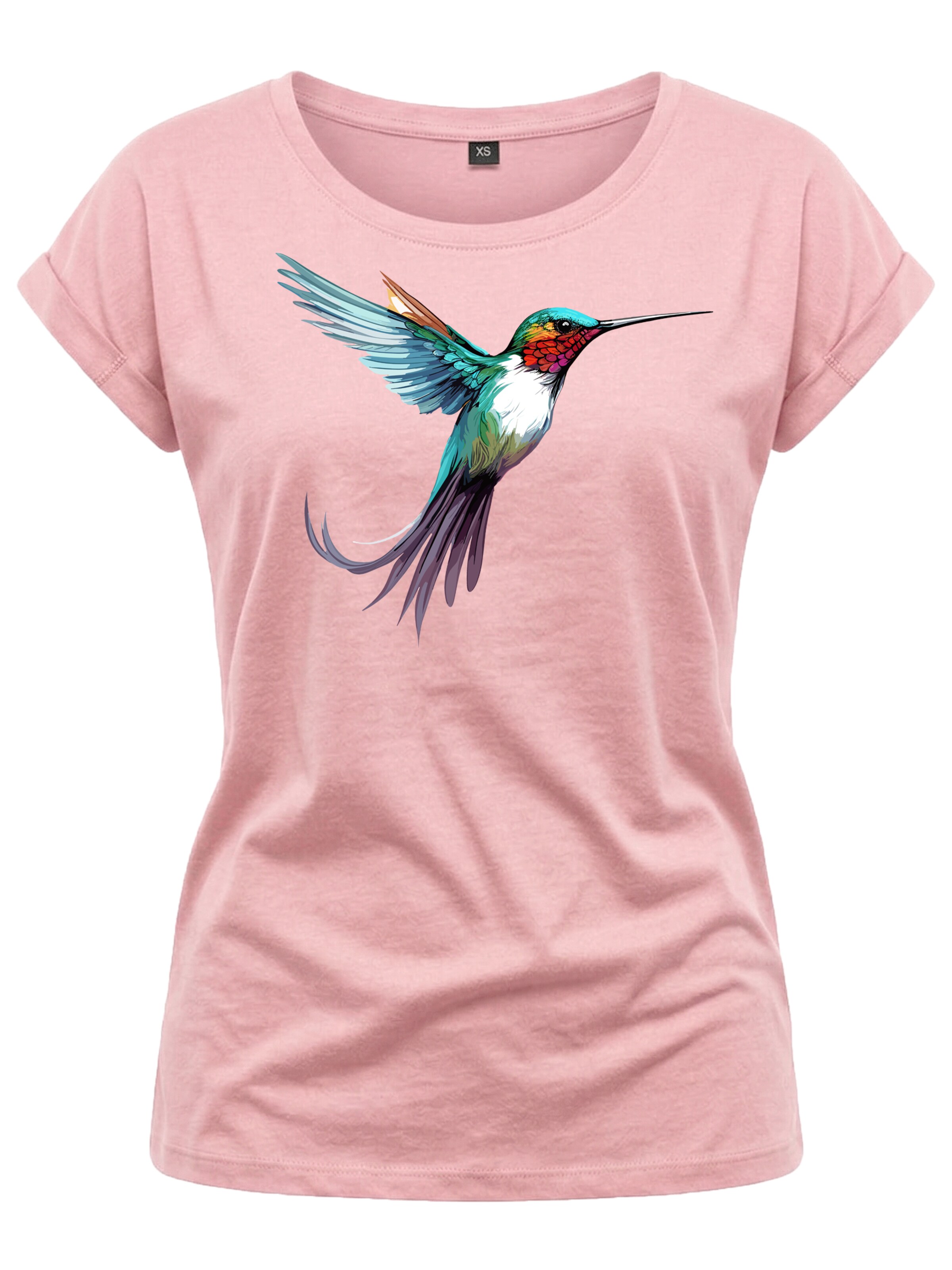 MAKAYA Shirt 'Kolibri' in Pink