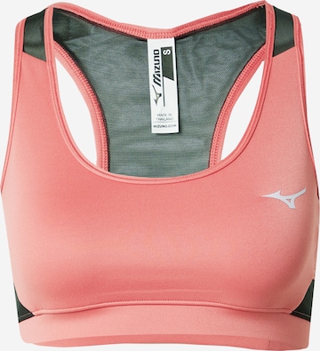 MIZUNO Bralette Sports Bra 'Alpha' in Pink: front