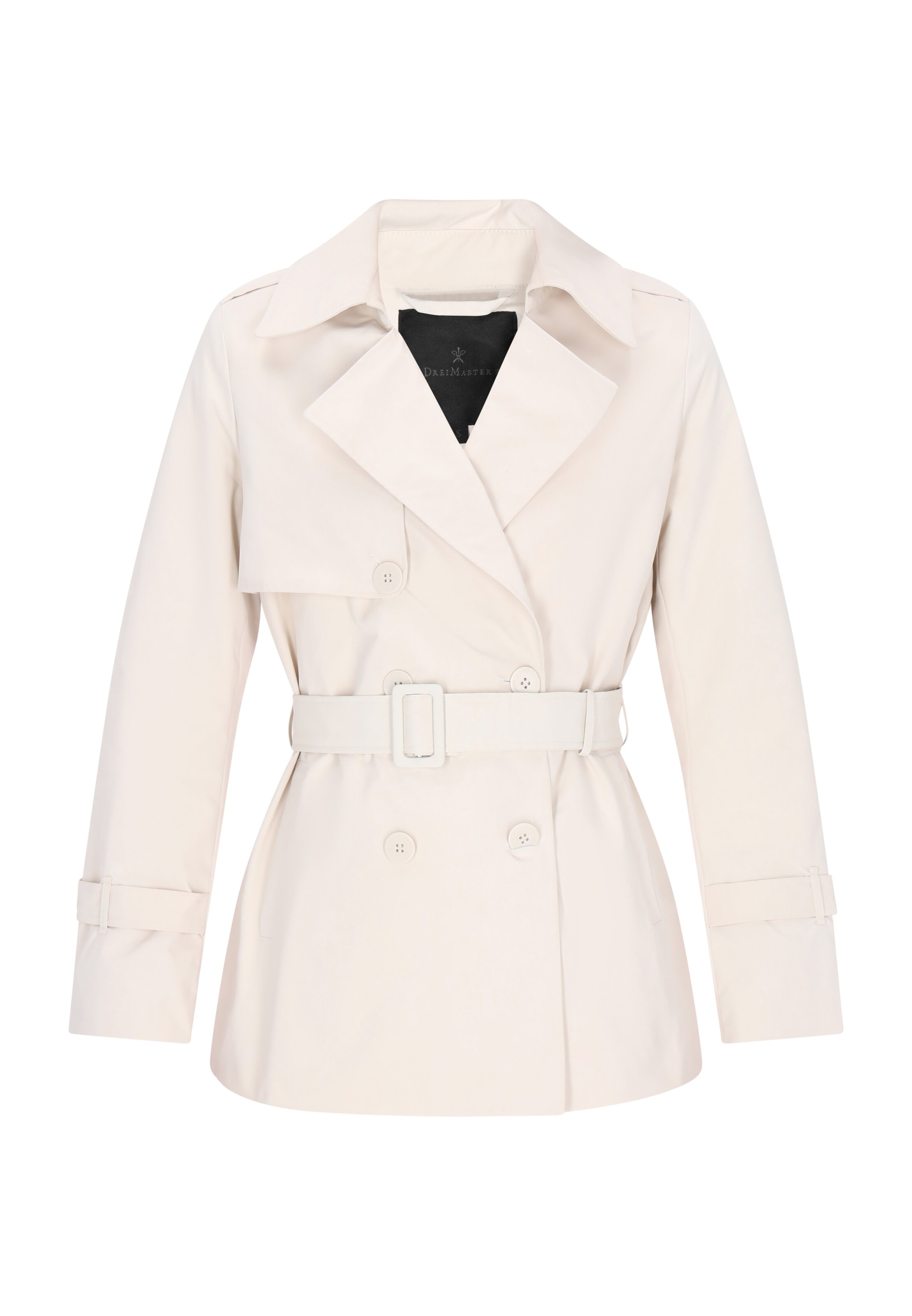 DreiMaster Klassik Manteau mi-saison en XS en blanc cassé, Vue avec produit