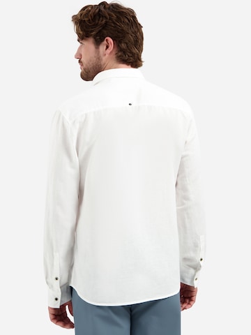 No Excess Regular Fit Skjorte i hvid: tilbage