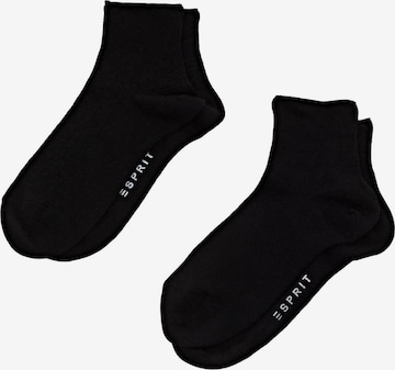 ESPRIT Sokken in Zwart: voorkant