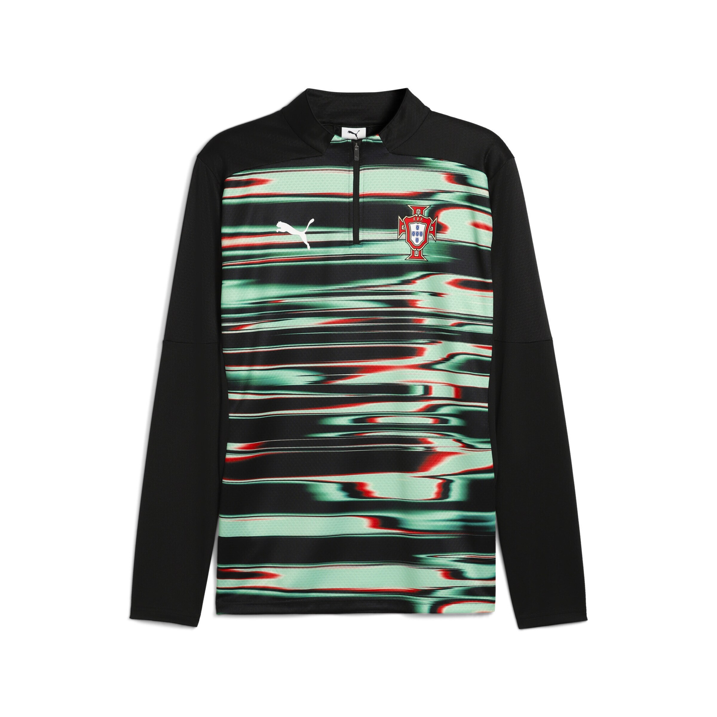 PUMA Trikot 'Portugal' in Schwarz: Vorderseite