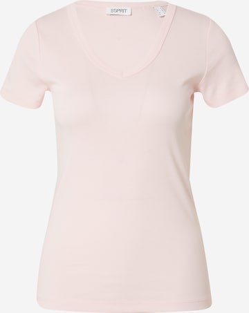 T-shirt ESPRIT en rose : devant