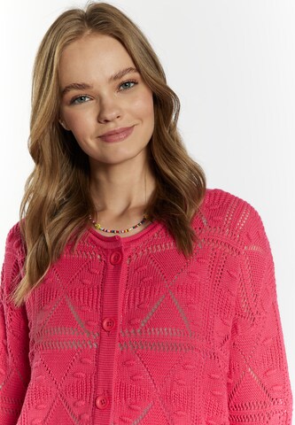 Geacă tricotată 'Lomasi' de la IZIA pe roz