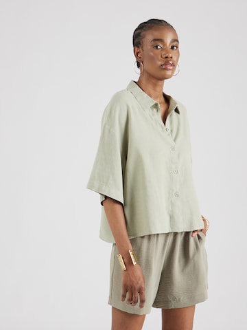 VERO MODA Bluse 'LINN' in Grün: predná strana