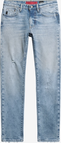 Superdry Slimfit Jeans in Blauw: voorkant