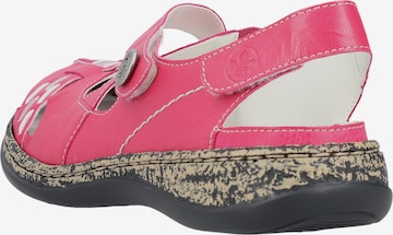 Rieker Ballet Flats with Strap in Pink