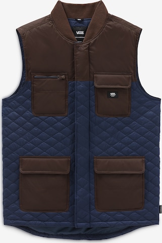 VANS Bodywarmer 'MN DRILL CHORE MTE-1' in Blauw: voorkant