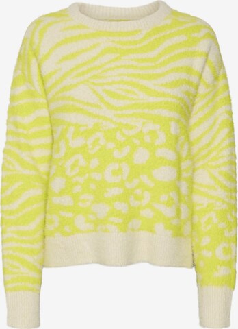 VERO MODA Sweater 'Leon' in Yellow: front