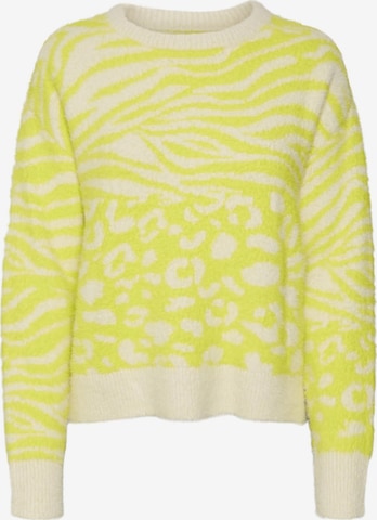 Pull-over 'Leon' VERO MODA en jaune : devant