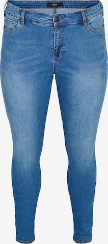 Zizzi Jeans 'Amy' in Blue: front
