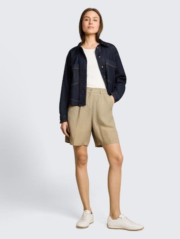 TOM TAILOR Loose fit Trousers in Green
