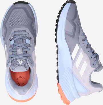 purpurinė ADIDAS TERREX Bėgimo batai 'Soulstride Rain.Rdy'