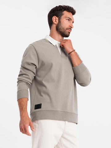 Ombre Athletic Sweatshirt in Beige