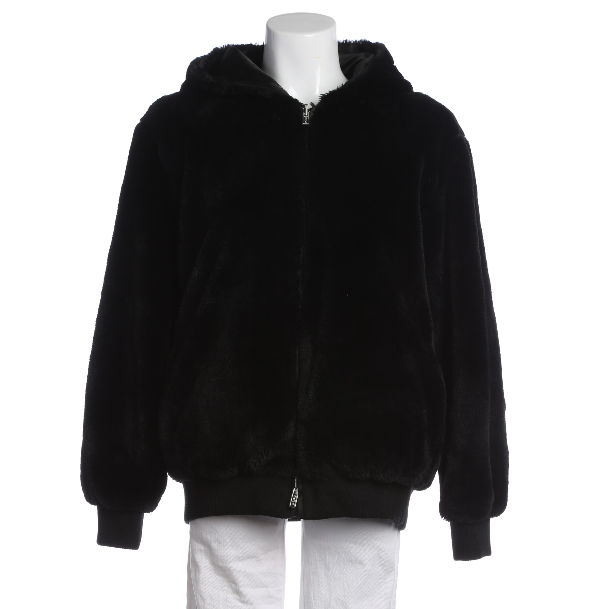 BOSS Winterjacke / Wintermantel M in Schwarz: Vorderseite