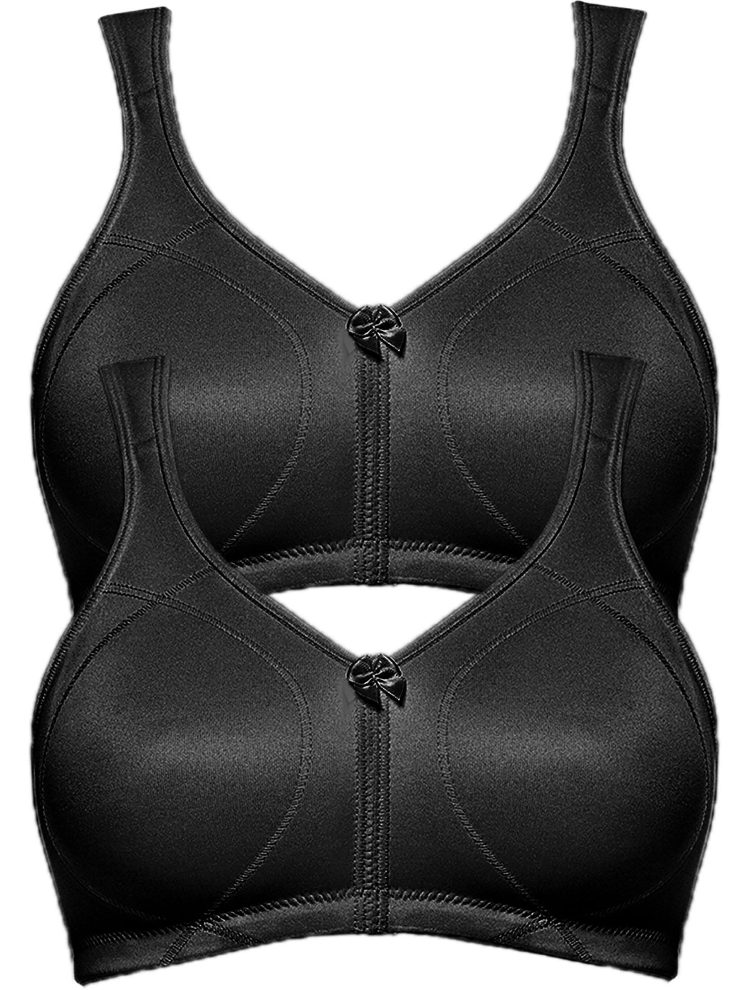 SUSA Bra 'Topsy Plus' in Black: front