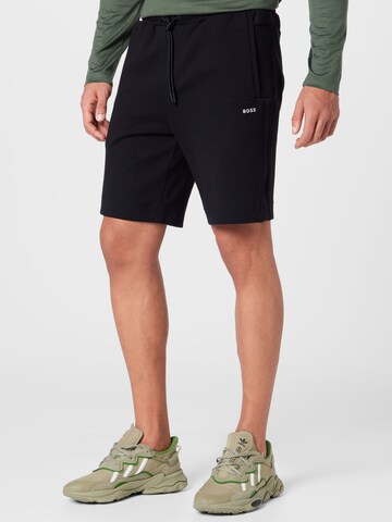 BOSS Green Shorts 'Headlo 1' in Schwarz: predná strana