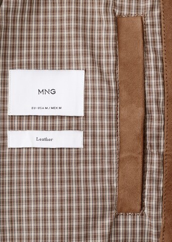 MANGO MAN Between-Season Jacket 'Plym' in Brown