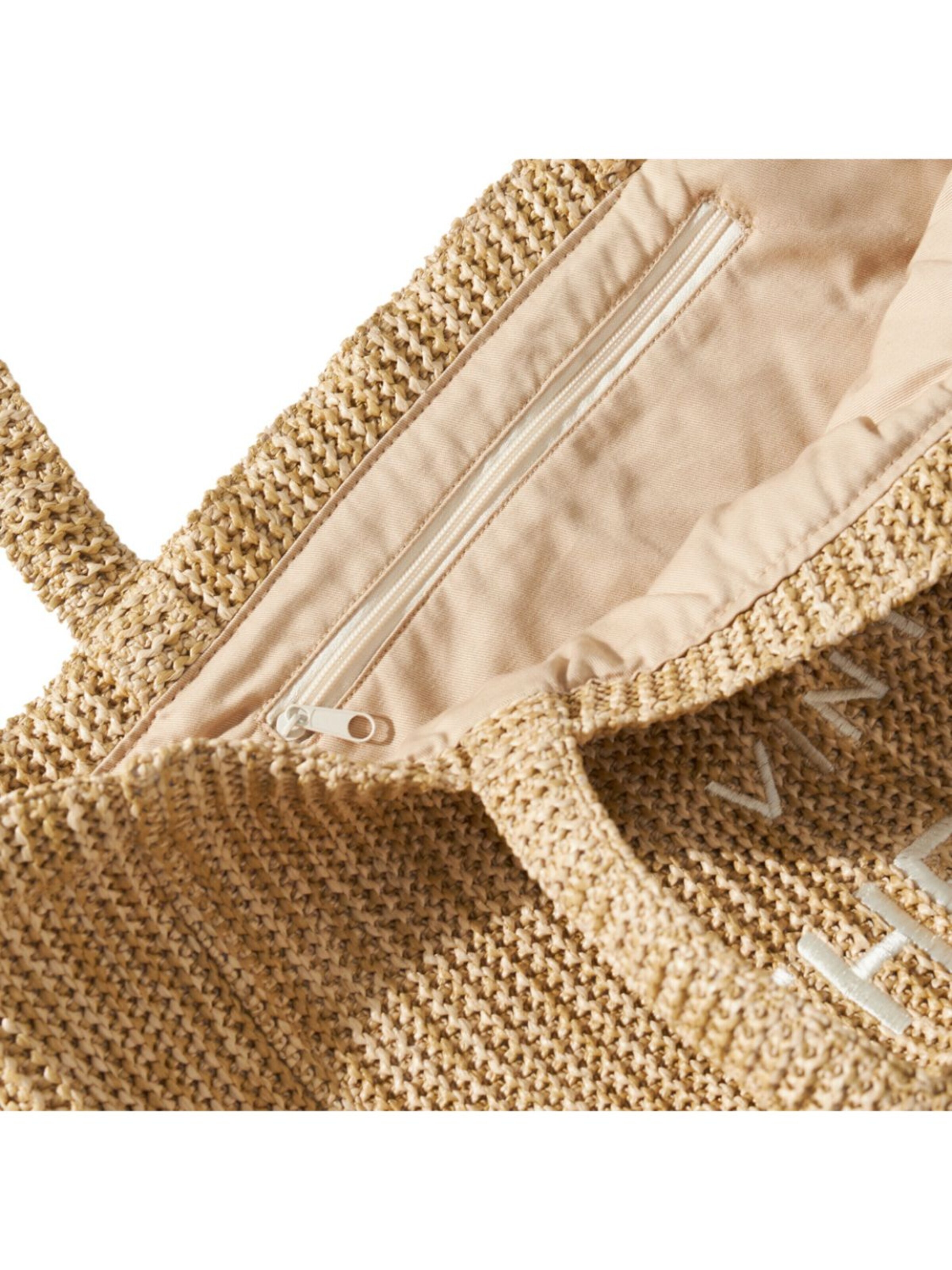 Sac de plage 'Straw Bag XL' VINT+ en noir