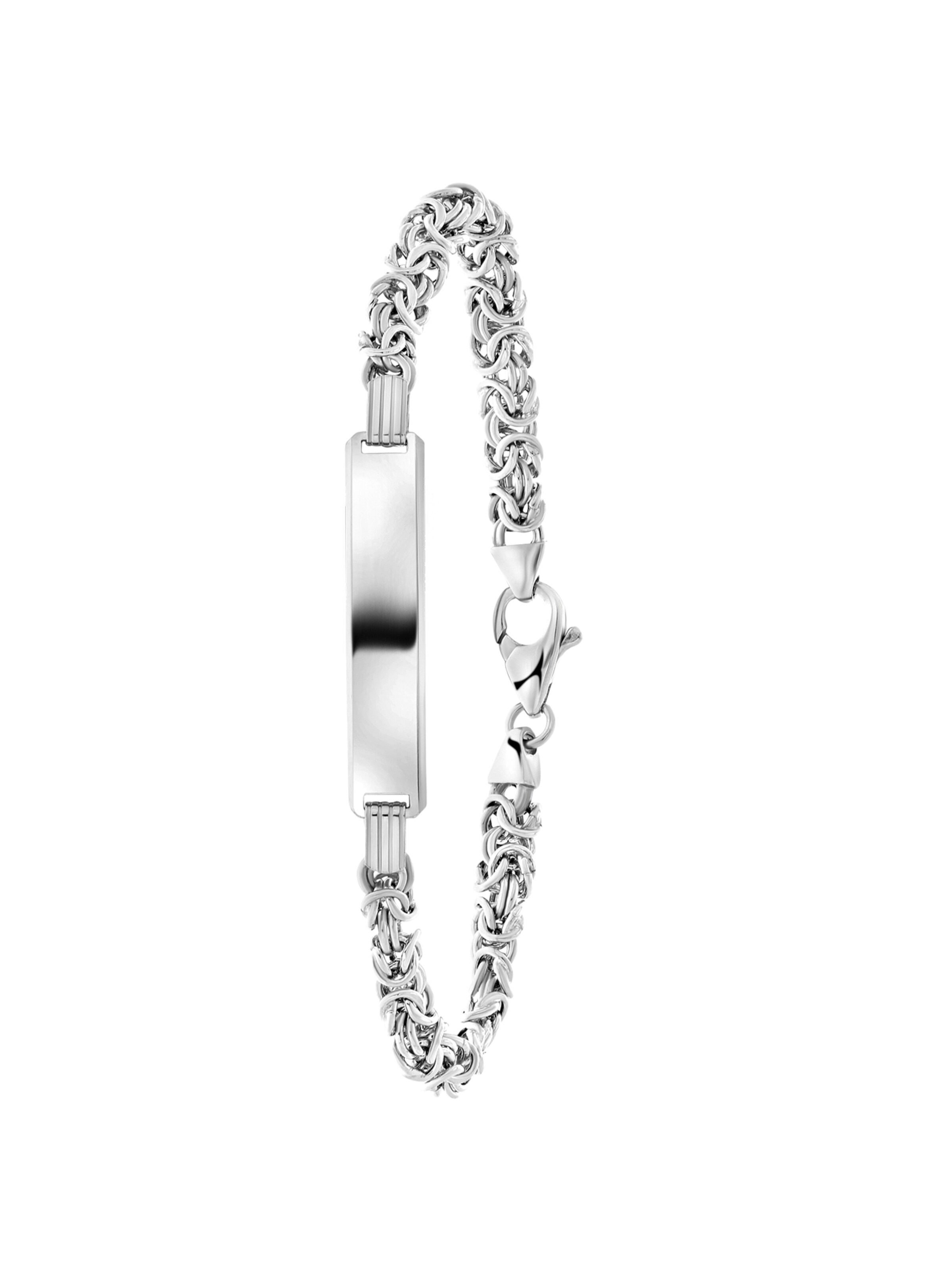 Bracelet 'High Class' Lucardi en argent : devant