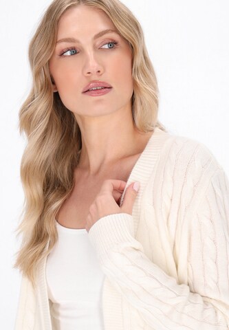 Cardigan DreiMaster Maritim en blanc