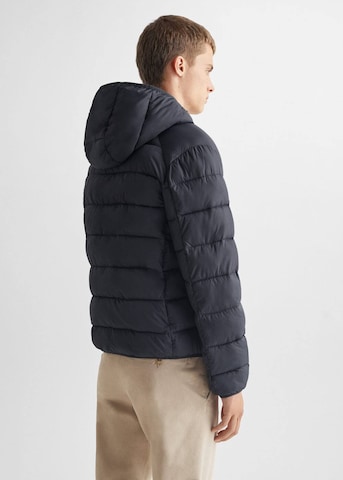MANGO TEEN Winter Jacket 'hoodiew' in Grey