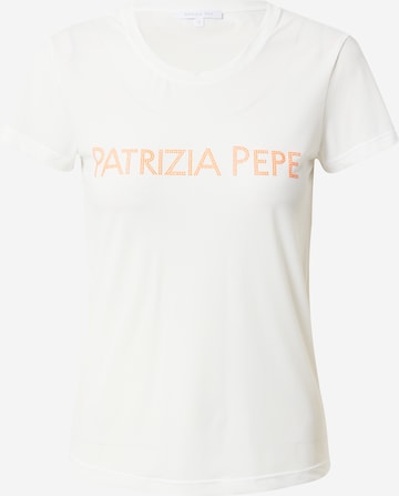 PATRIZIA PEPE - Camisa 'MAGLIA' em branco: frente