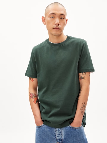 ARMEDANGELS Shirt 'Markus' in Green: front