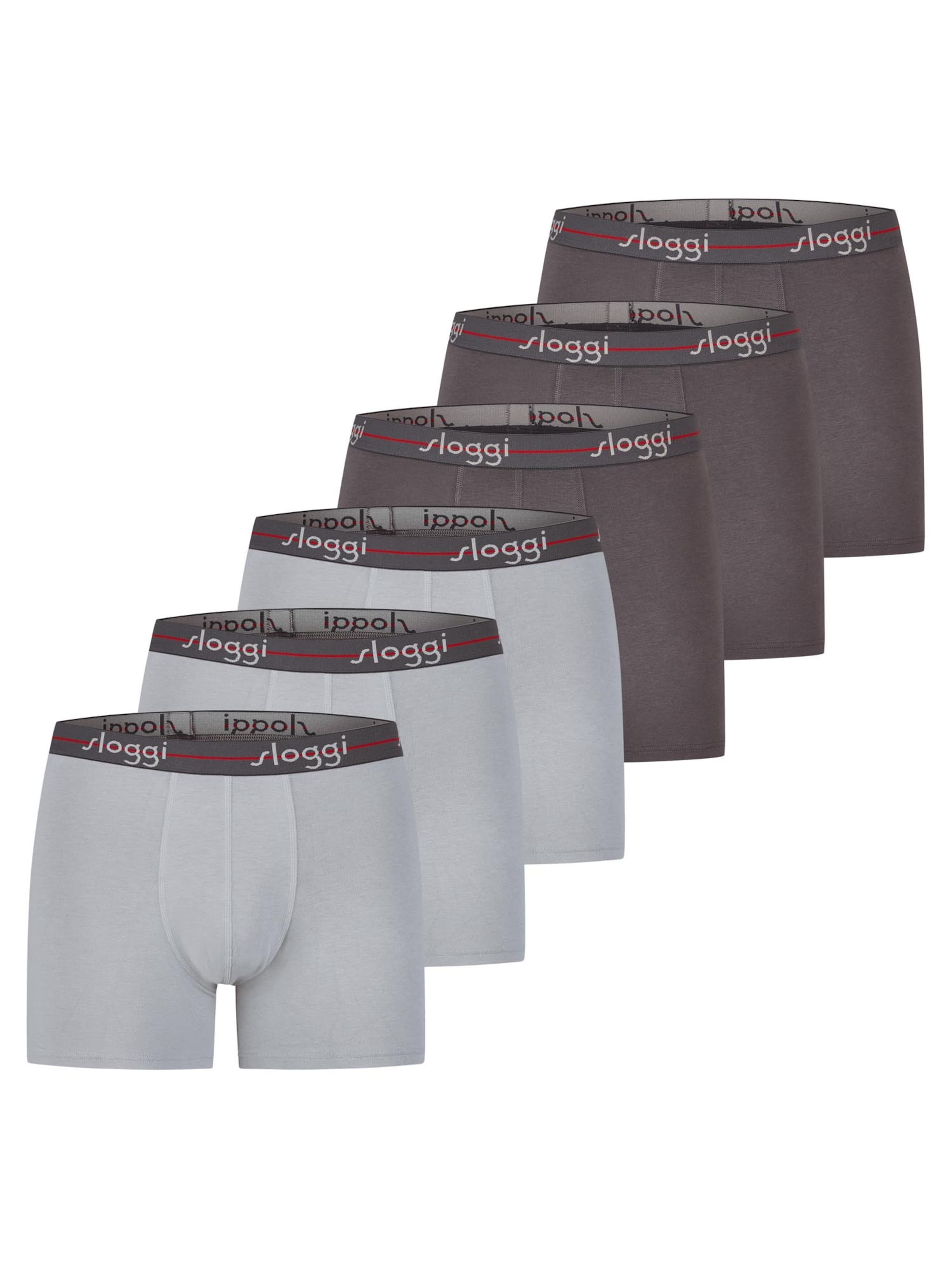 SLOGGI Boxer shorts 'men Start' in Grey: front