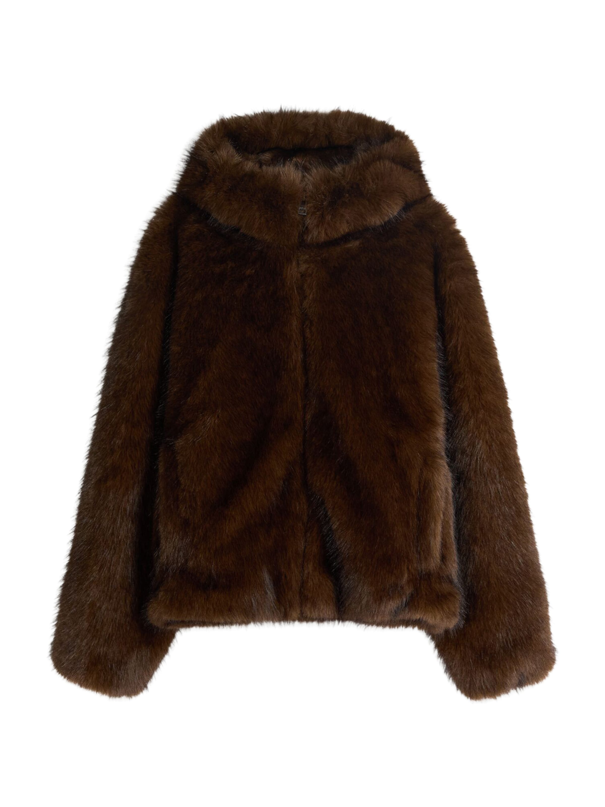 Giacca di mezza stagione di Bershka in marrone: frontale