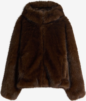 Bershka Välikausitakki värissä ruskea: etupuoli