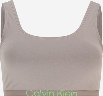 Calvin Klein Underwear Plus Bralette Bra in Grey: front