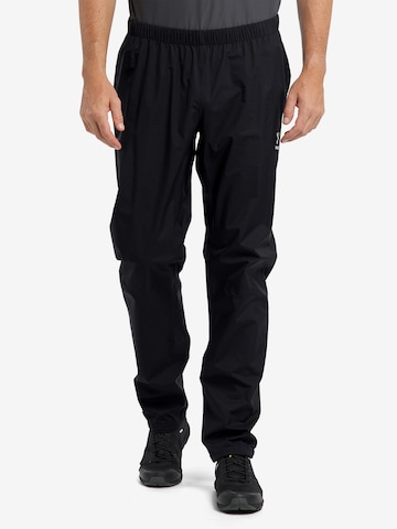 Haglöfs Regular Outdoor Pants 'L.I.M PROOF' in Black: front