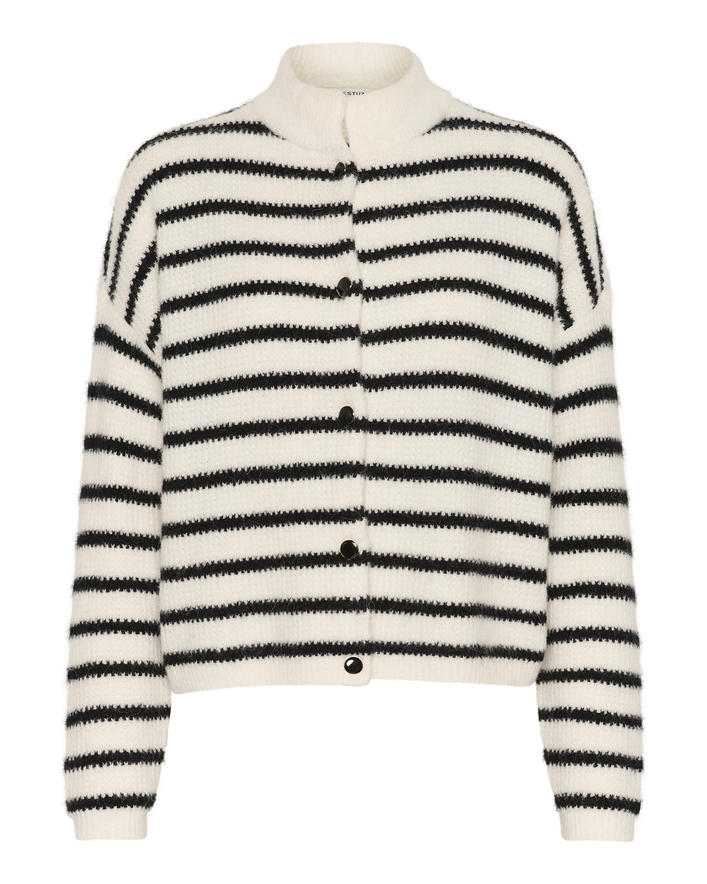 Gestuz Cardigan 'AlphaGZ' i sort: forside