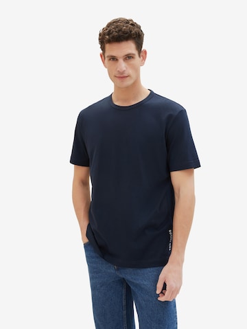 TOM TAILOR T-Shirt in Blau