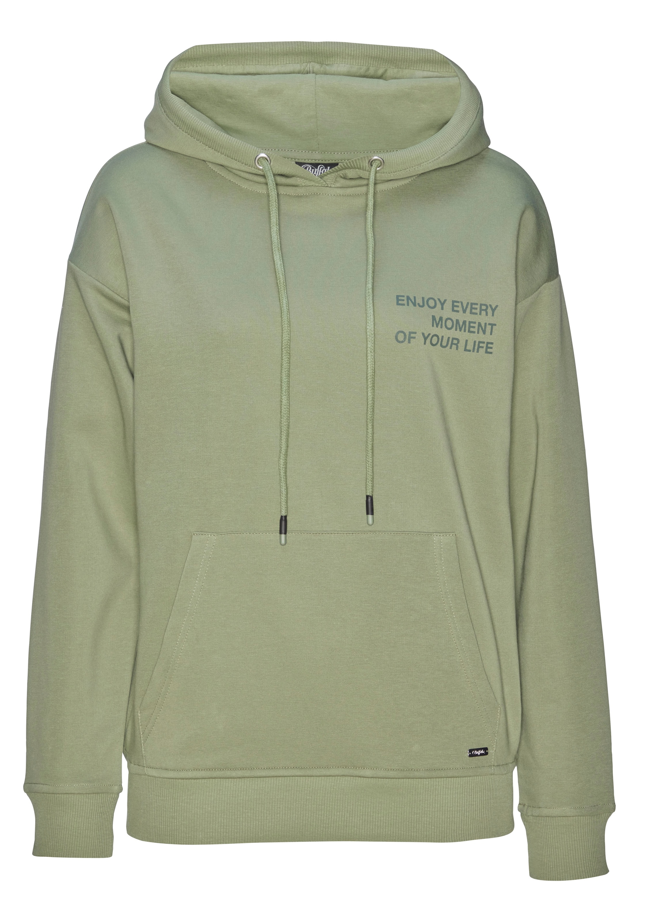 BUFFALO Sweatshirt in Green: front
