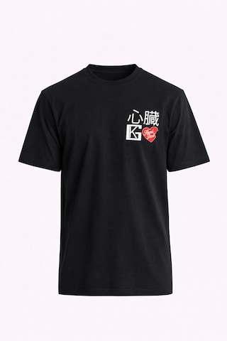 T-Shirt 'Heart' Gianni Kavanagh en noir