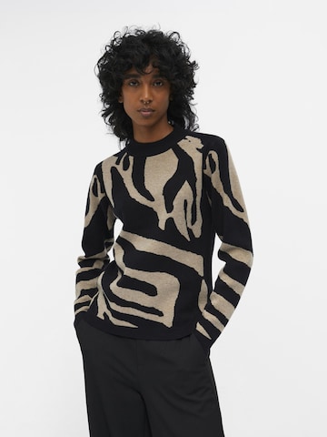 OBJECT Пуловер 'RAY' в черно: отпред