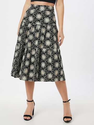 Traffic People Skirt in Black: front