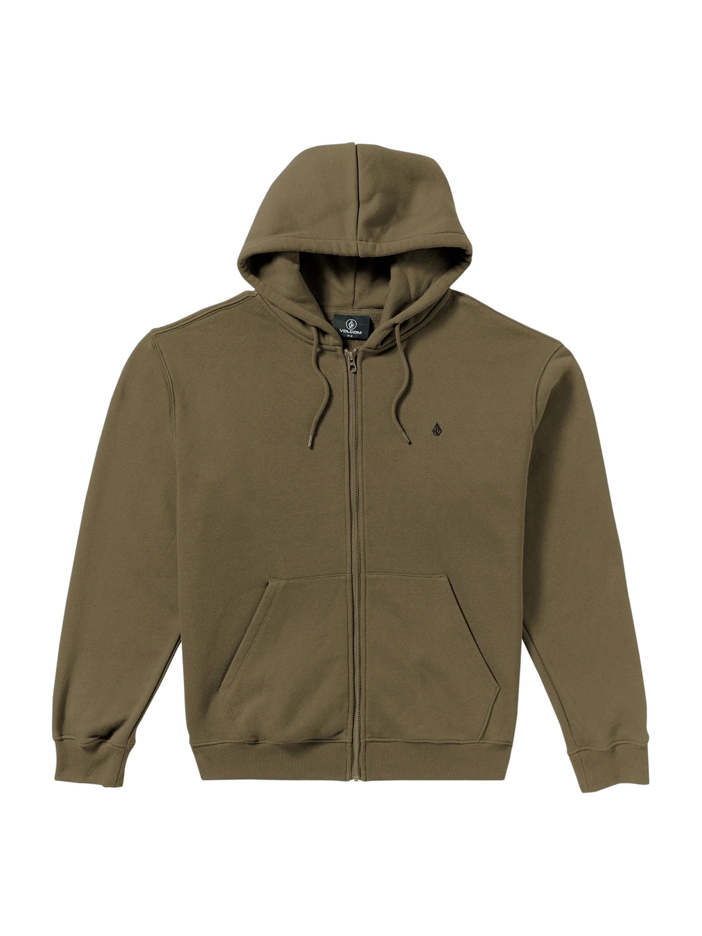 Volcom Sweat jacket 'Single Stone' in Green: front