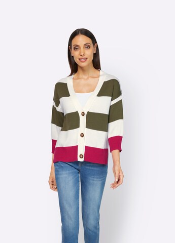 heine Cardigan i beige: forside